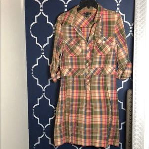 Tommy Hilfiger plaid shirt dress